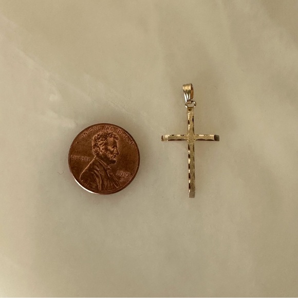 14k Solid Gold Cross - Picture 5 of 15
